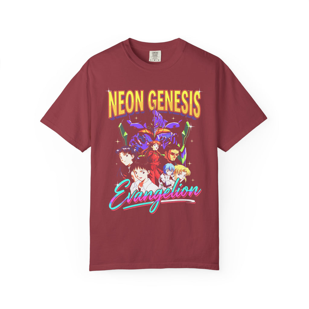 Retro Mecha Pilot Classic Tee | Neon Robot | Sci-Fi Anime Gift