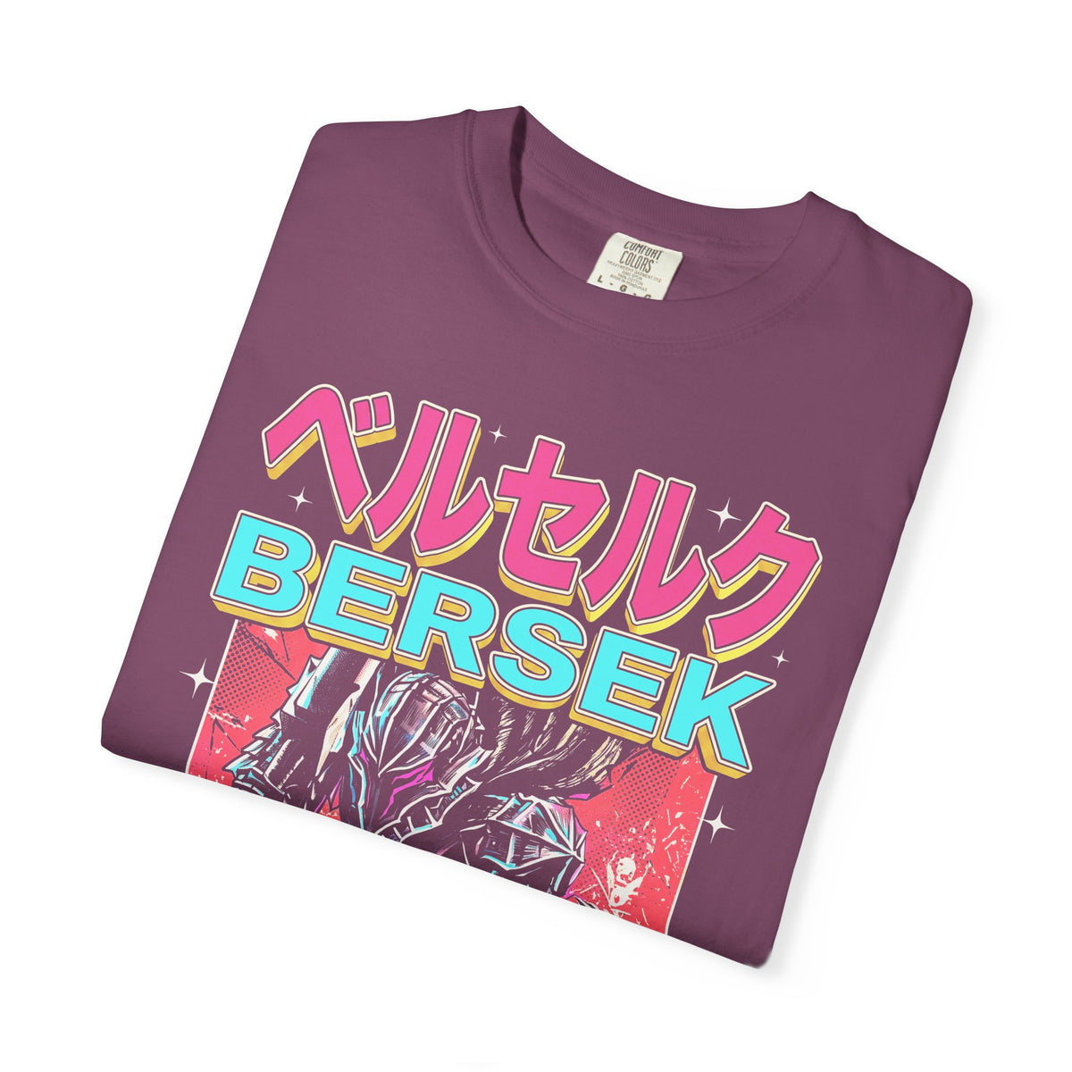 Dark Fantasy Swordsman Classic Tee | Vintage Manga | Warrior Gift