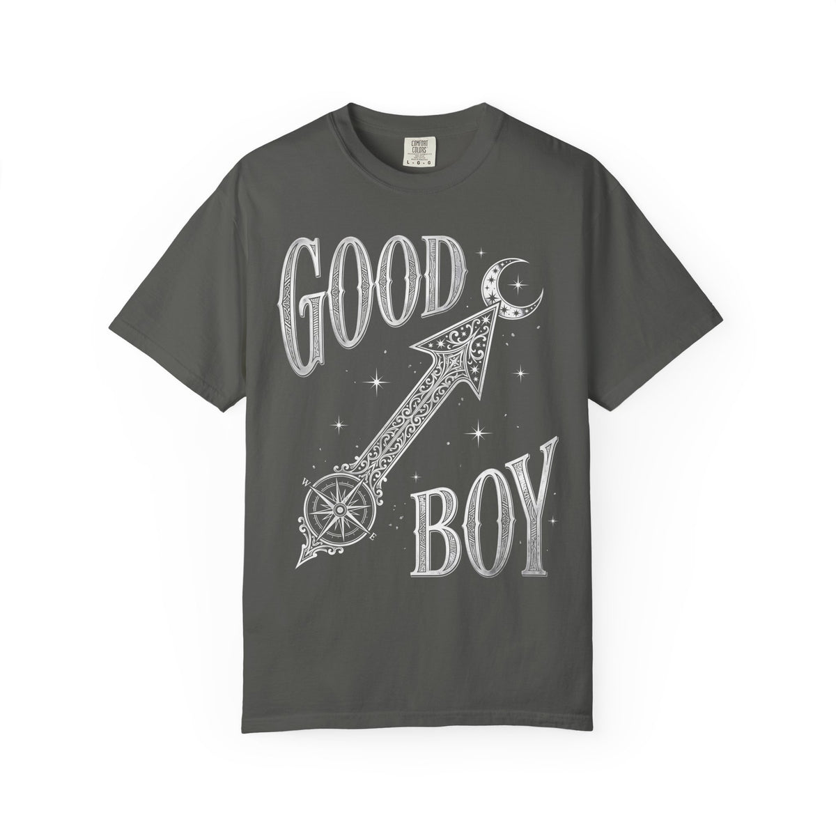 Good Boy Cosmic Guidance Classic Tee | Mystical Compass Rose