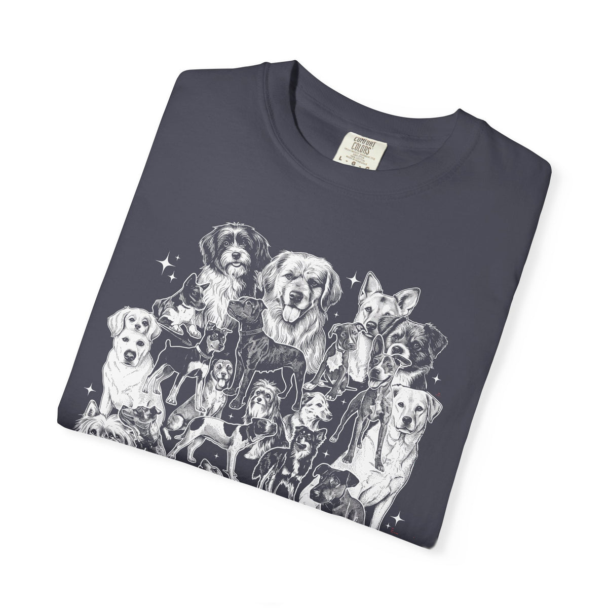 Retro Puppy Collage Classic Tee | 90s Vintage | Dog Gift