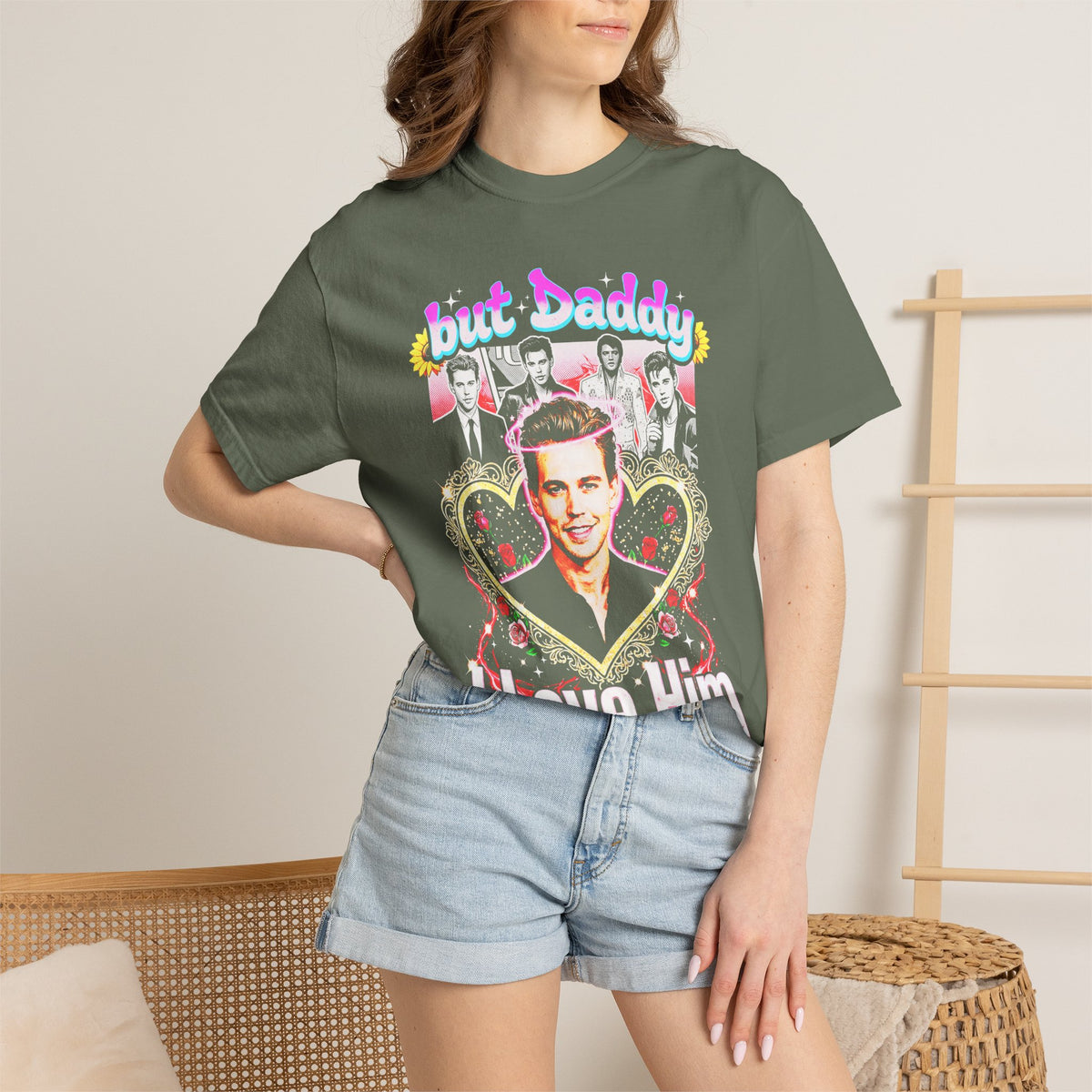 But Daddy I Love Him Austin Butler Classic Tee | 90s Retro