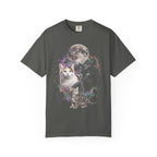 Cosmic Galaxy Cats Classic Tee | Celestial Moon | Space Nebula