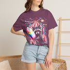 Circus Raccoon Classic Tee | Retro Carnival | Animal Gift