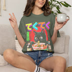 Cute Black Cat Ramen Classic Tee | Japanese Food | Retro Gift