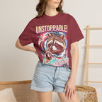 Unstoppable Overthinking Raccoon Classic Tee | 90s Funny Gift