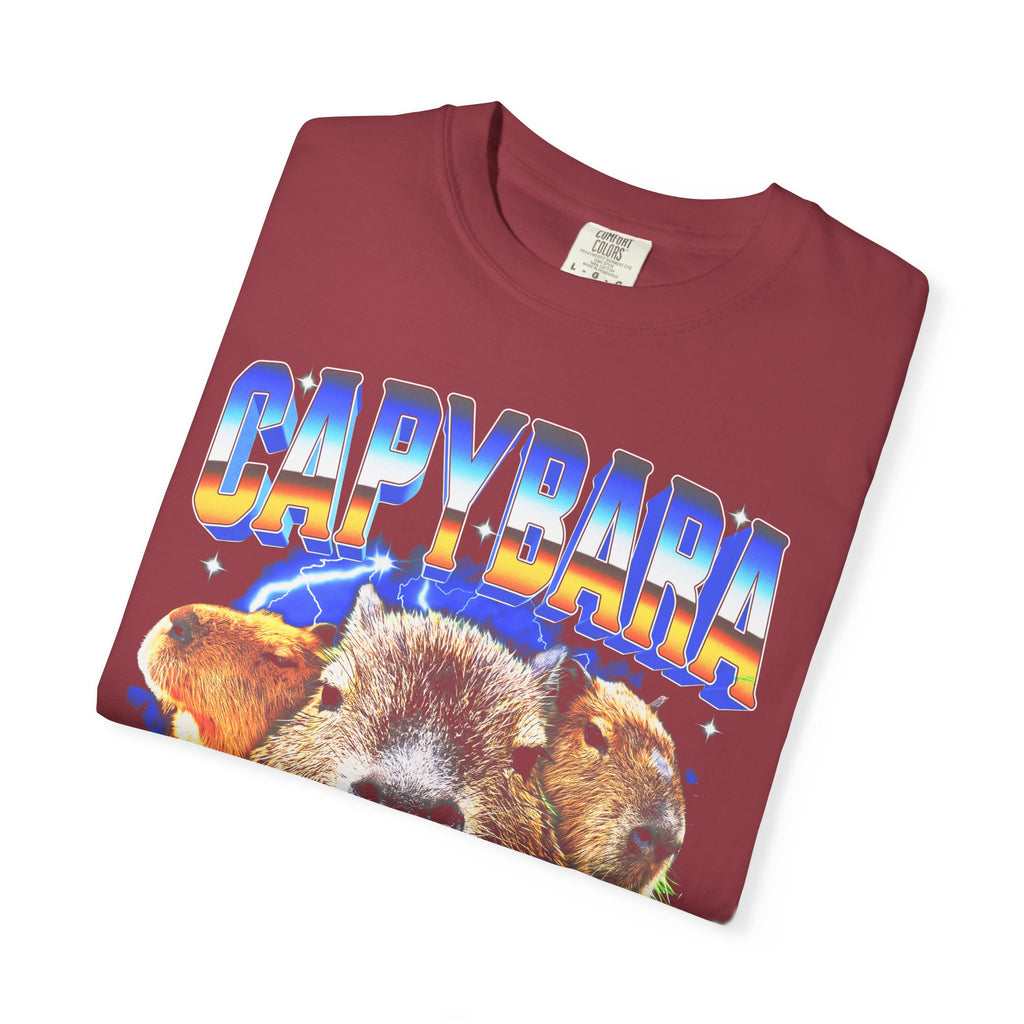 Capybara Lightning Classic Tee | 90s Retro | Animal Gift