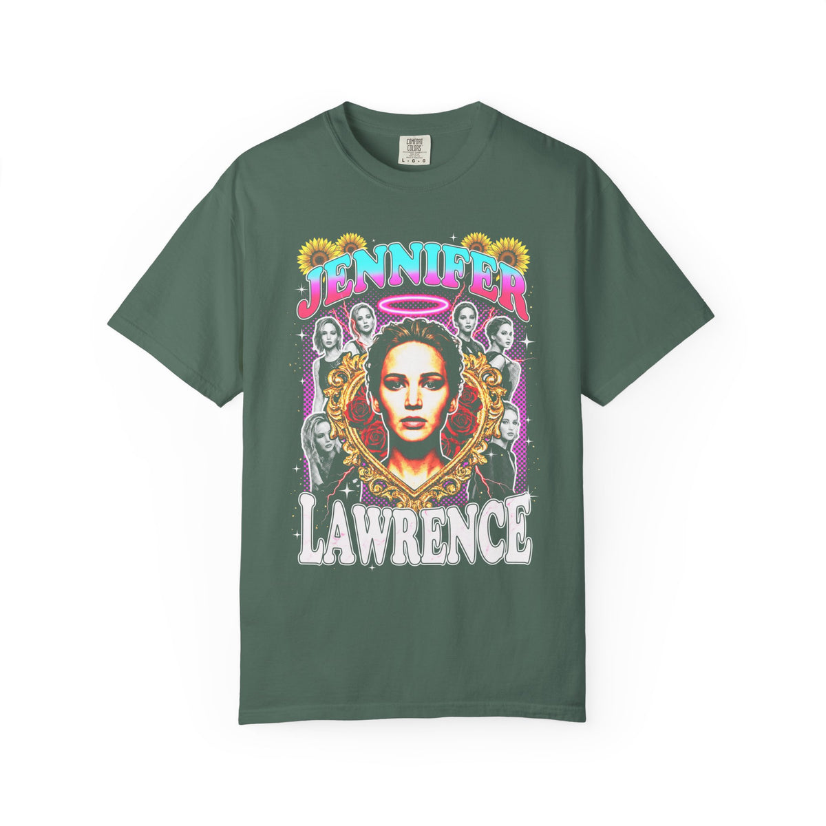 Jennifer Lawrence Classic Tee | 90s Graphic | Bootleg Gift