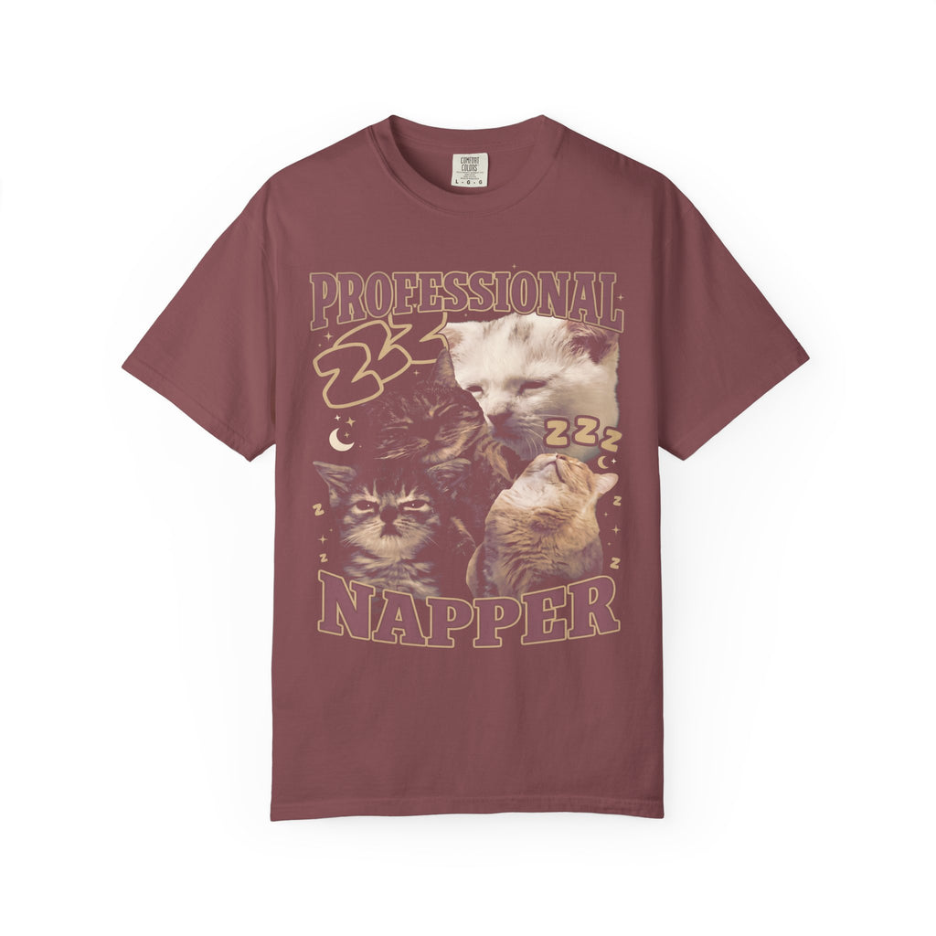 Professional Napper Classic Tee | Sleeping Cat | Feline Art