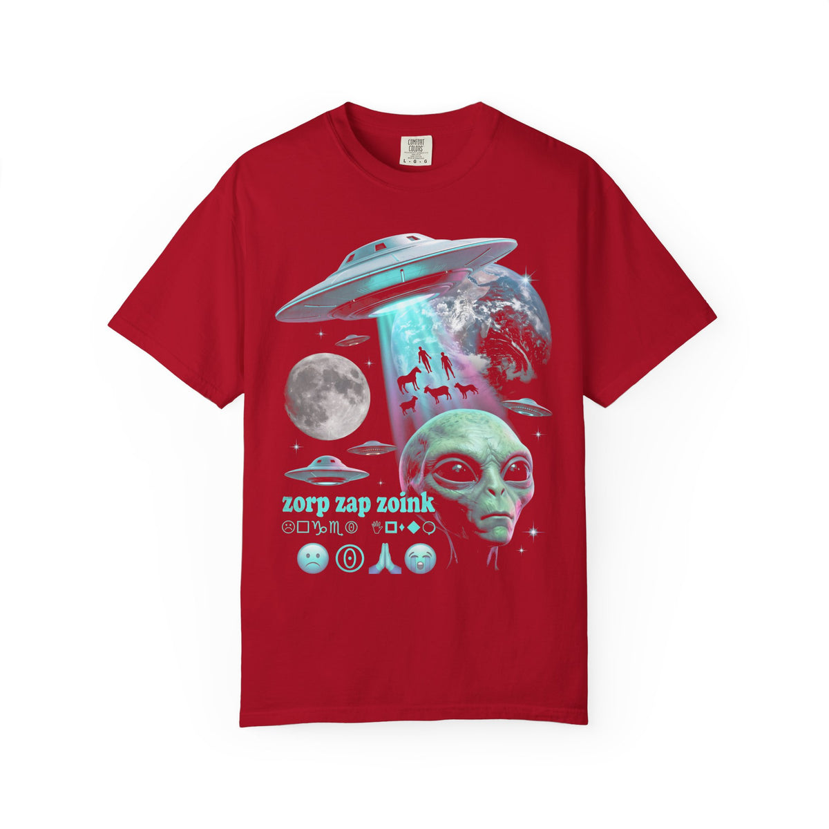 Zorp Zap Zoink Alien Classic Tee | UFO Abduction | Sci-Fi Space