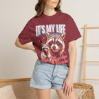 Its My Life Sabotage Myself Raccoon Classic Tee | 90s Retro