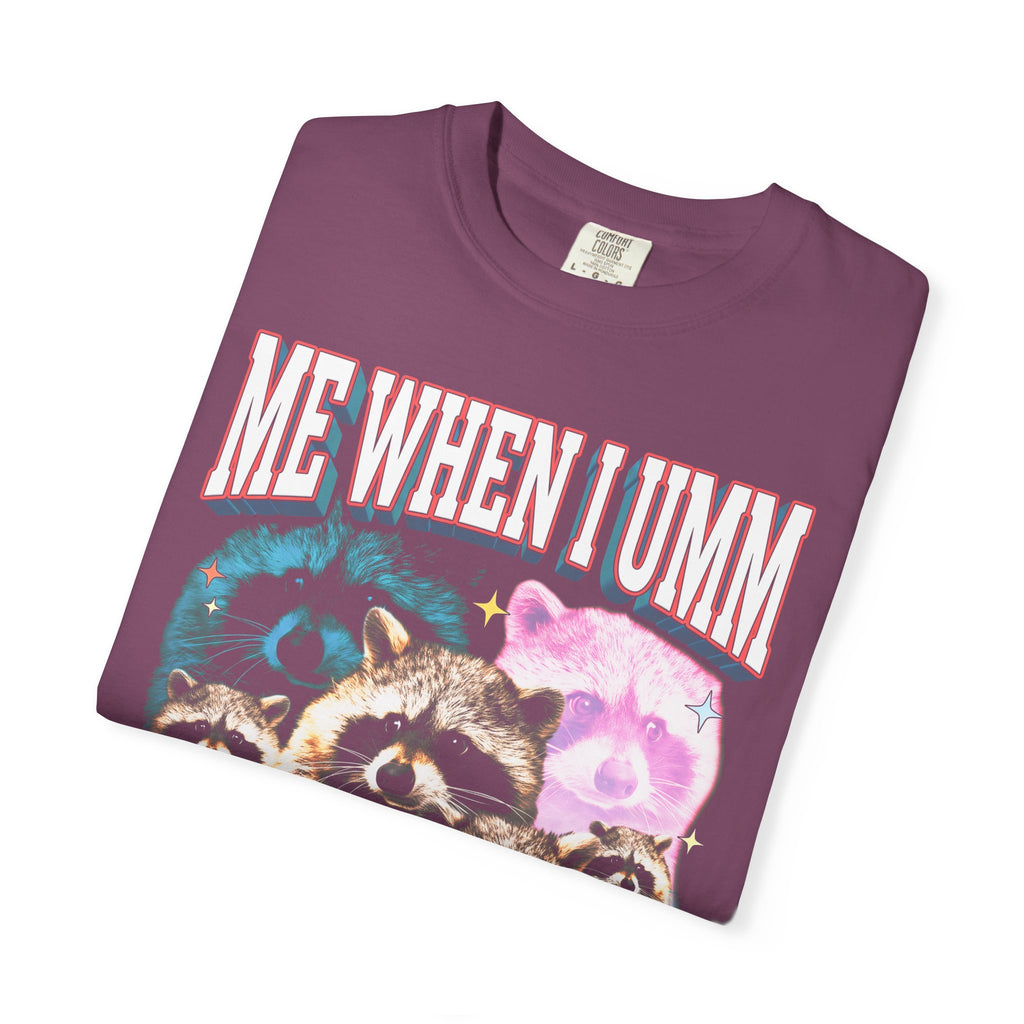 Me When I Umm Raccoon Classic Tee | Funny Meme | 90s Retro