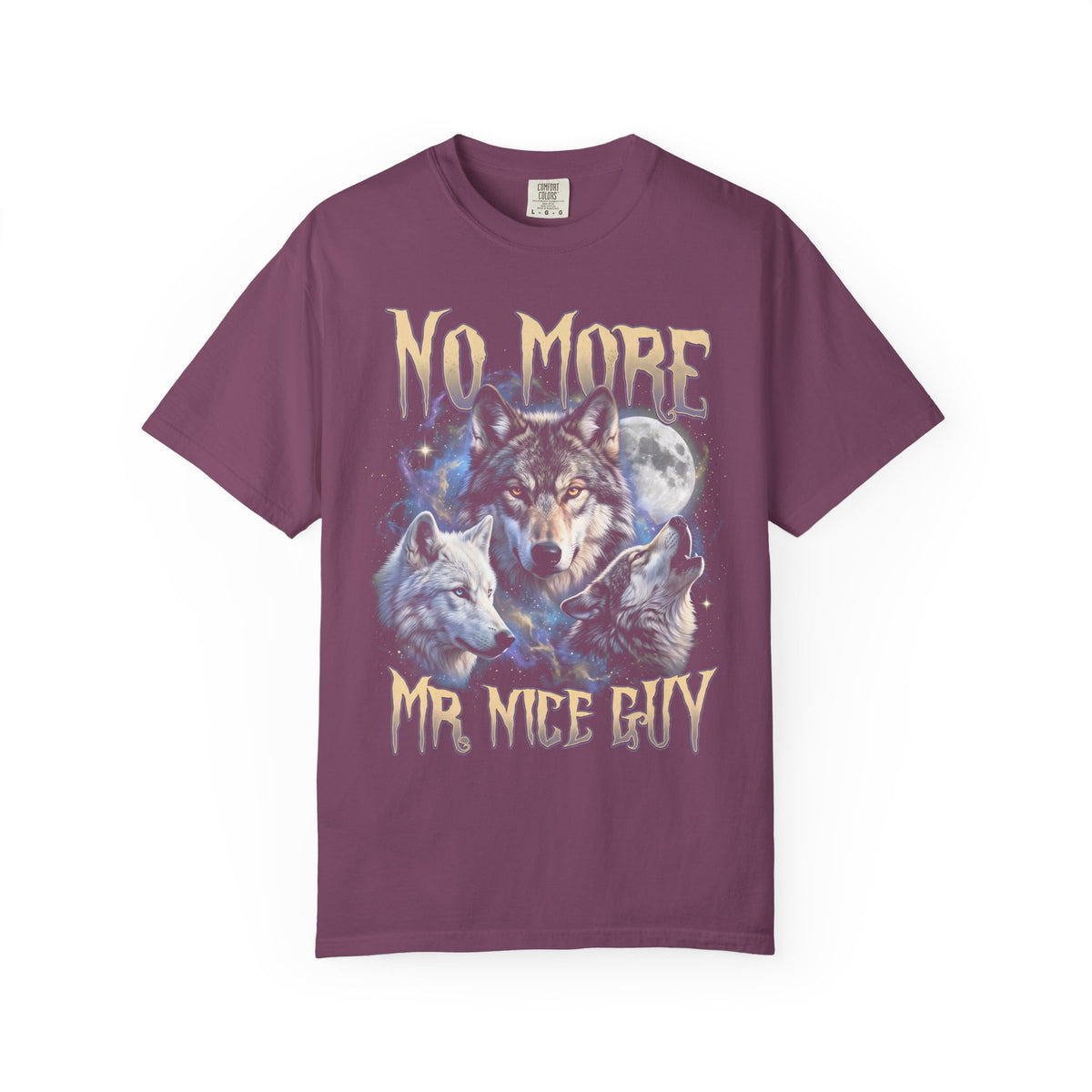 NO MORE MR. NICE GUY Classic Tee | Wolves | Cosmic Space