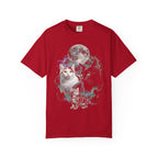 Cosmic Galaxy Cats Classic Tee | Celestial Moon | Space Nebula