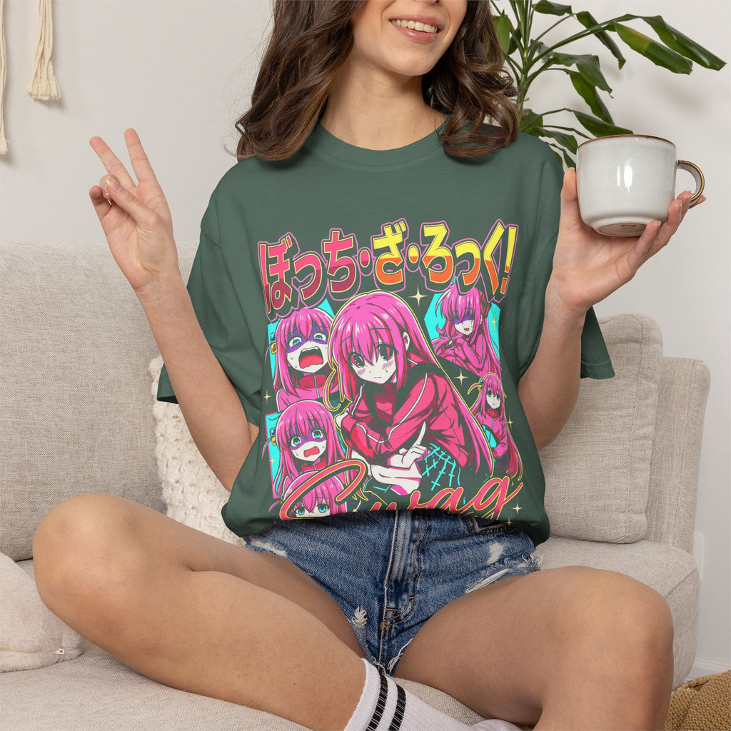 Pink Hair Anime Girl Classic Tee | Y2K Kawaii | Retro Gift