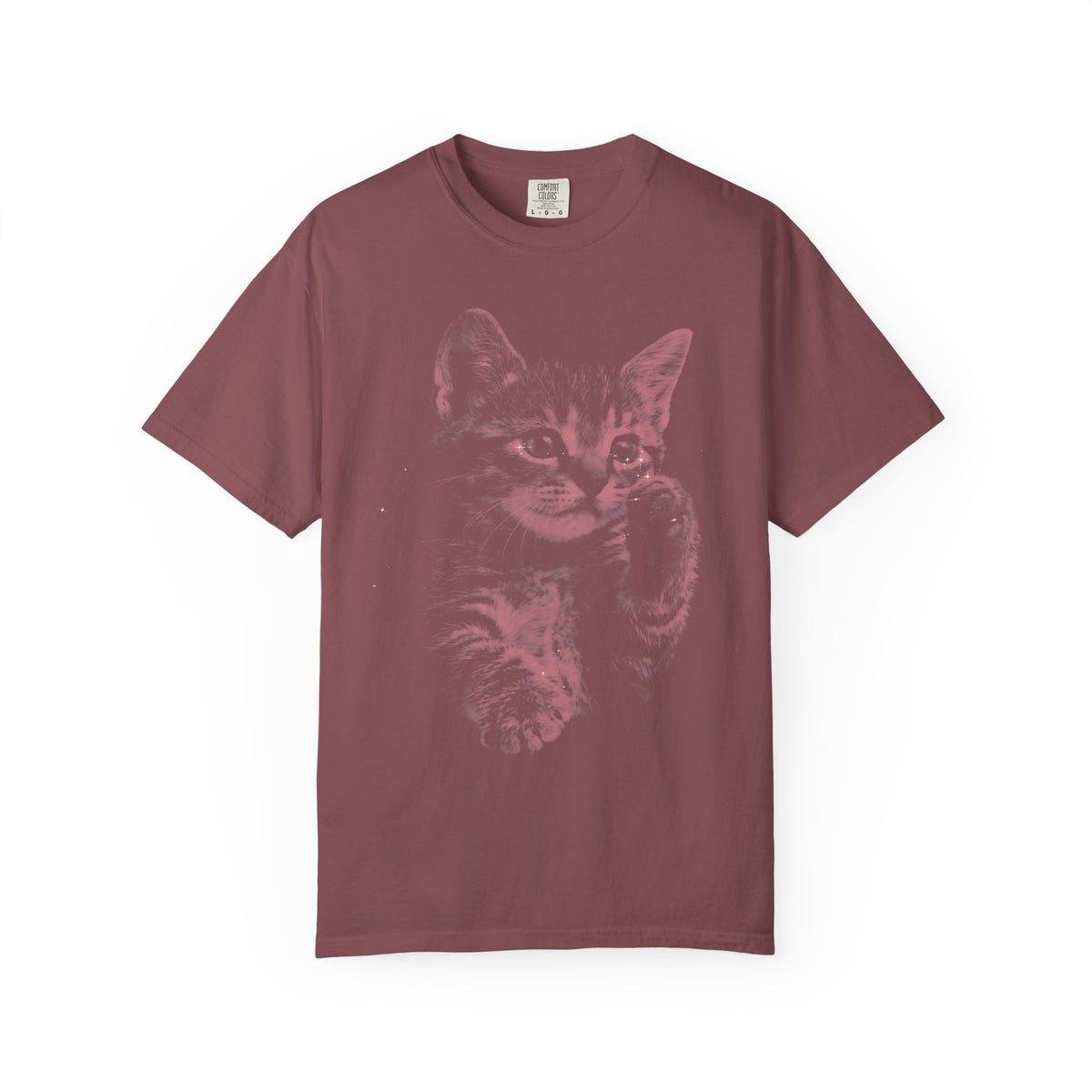 Cosmic Red Kitten Classic Tee | Galaxy Feline | Starry Sparkles