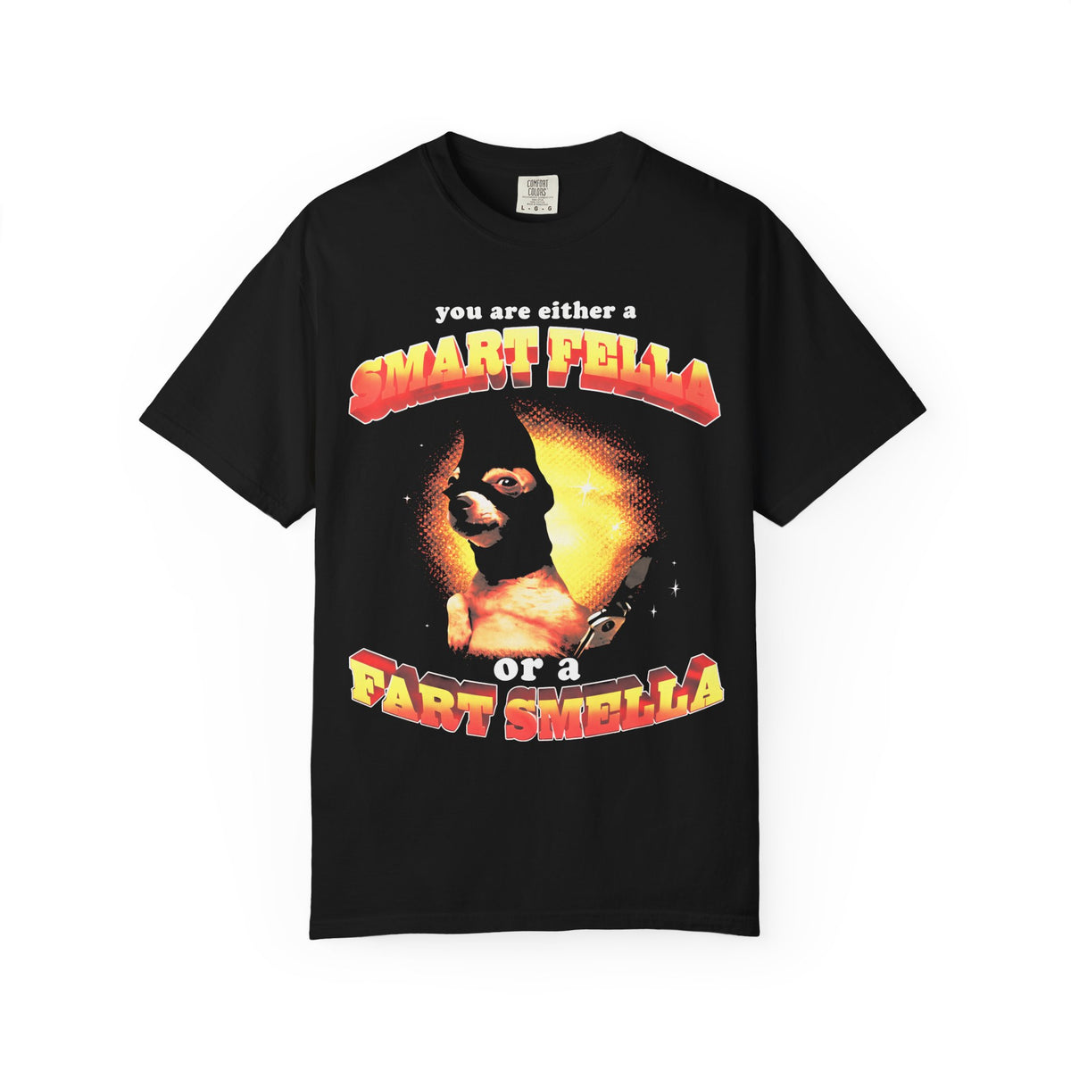 Smart Fella Or Fart Smella Classic Tee | Funny Meme Gift