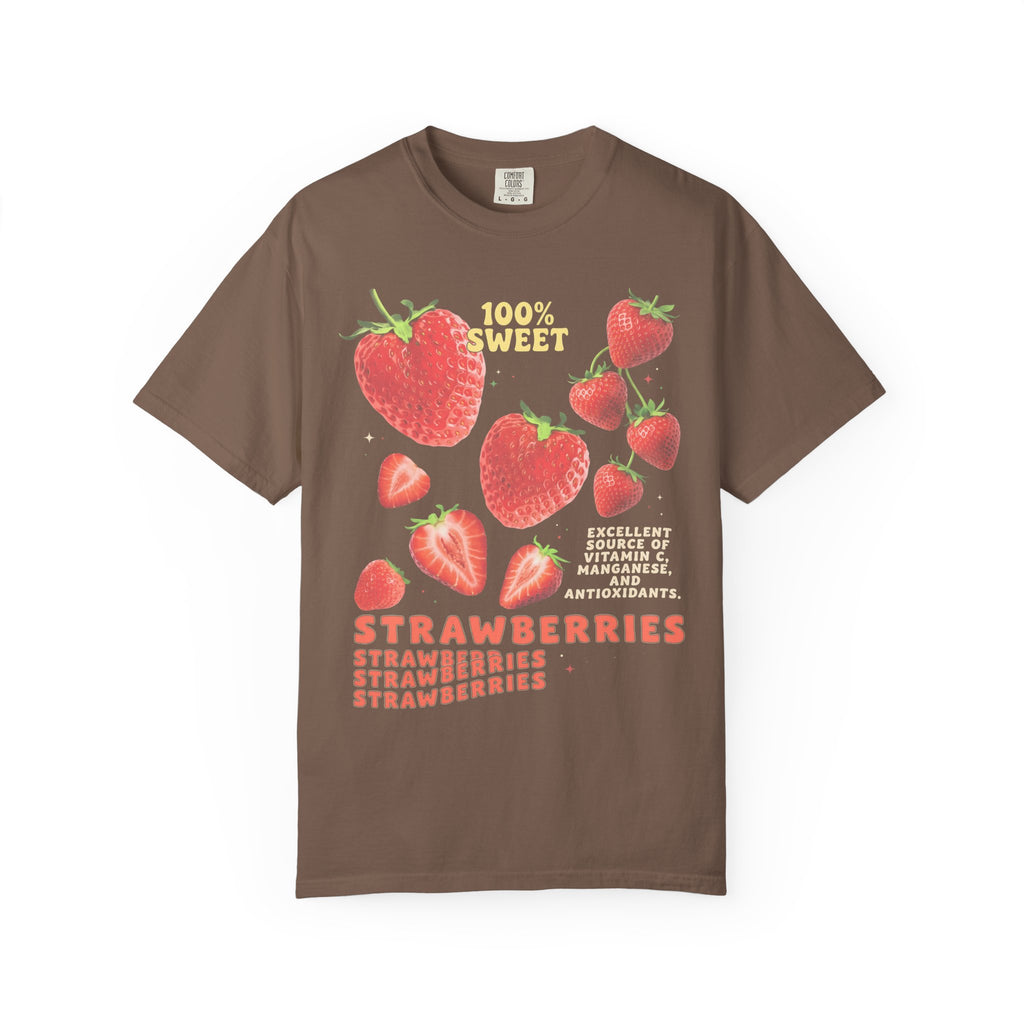 100% Sweet Strawberries Classic Tee | Healthy Fruit Art