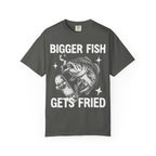 Bigger Fish Gets Fried Classic Tee | Funny Skater | Fish Meme