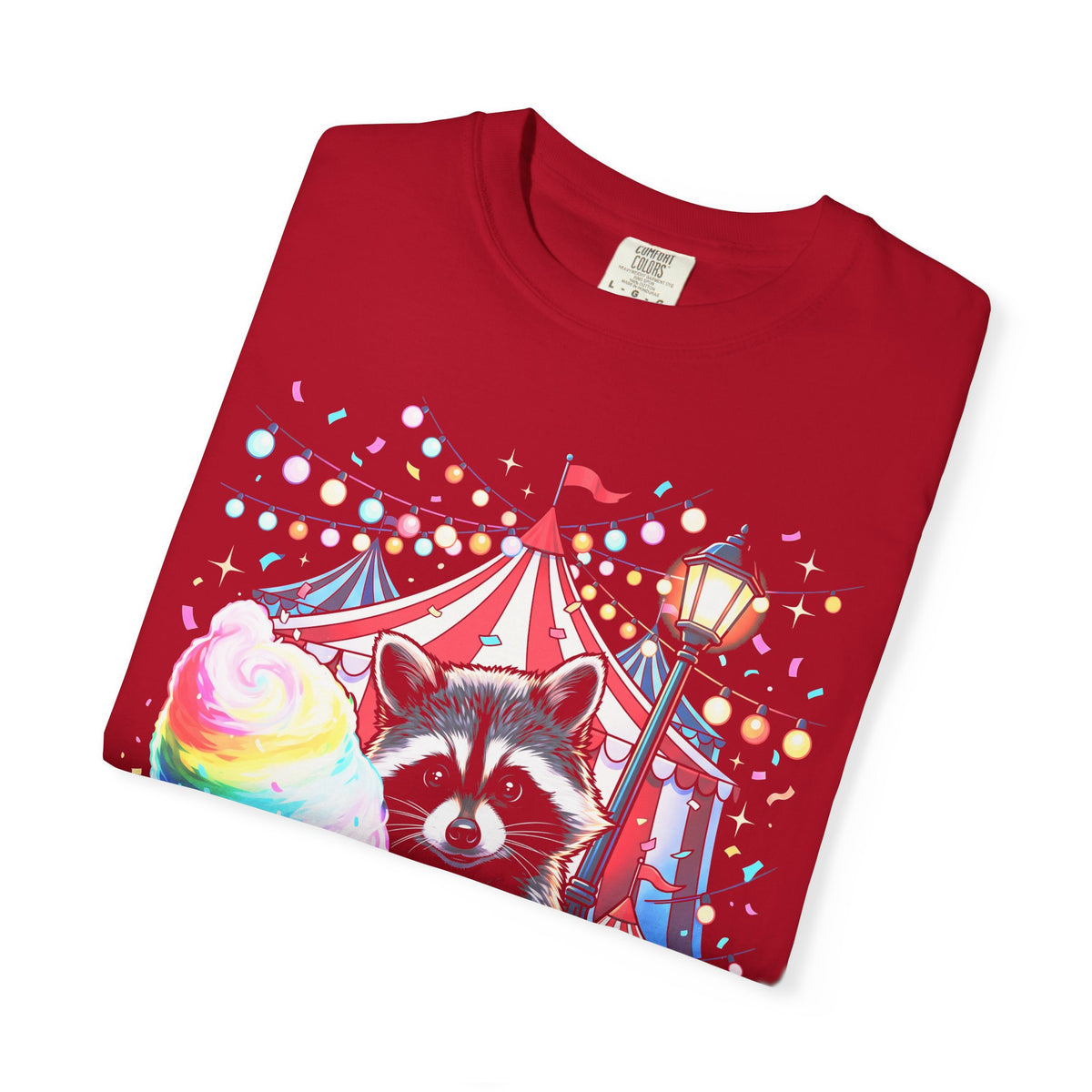 Circus Raccoon Classic Tee | Retro Carnival | Animal Gift