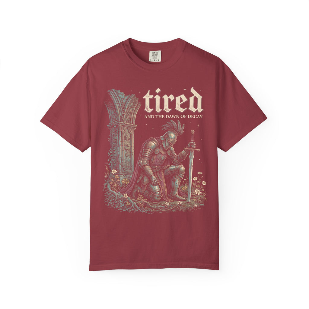Tired And The Dawn Of Decay Classic Tee | Medieval Knight