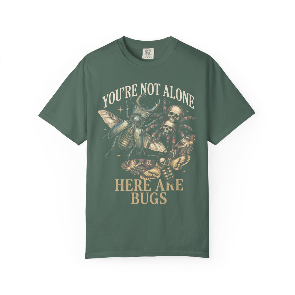 You're Not Alone Here Are Bugs Classic Tee | Entomology Goth
