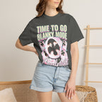 Time To Go Blanky Mode Classic Tee | Goodnight Funny Raccoon