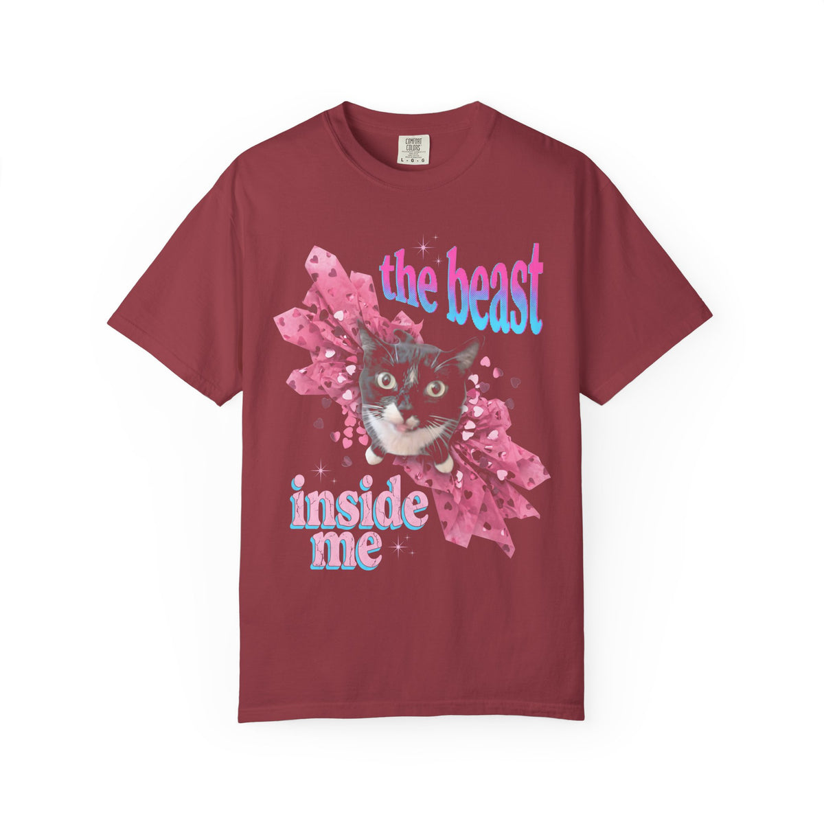 The Beast Inside Me Classic Tee | Tuxedo Cat Cute Meme