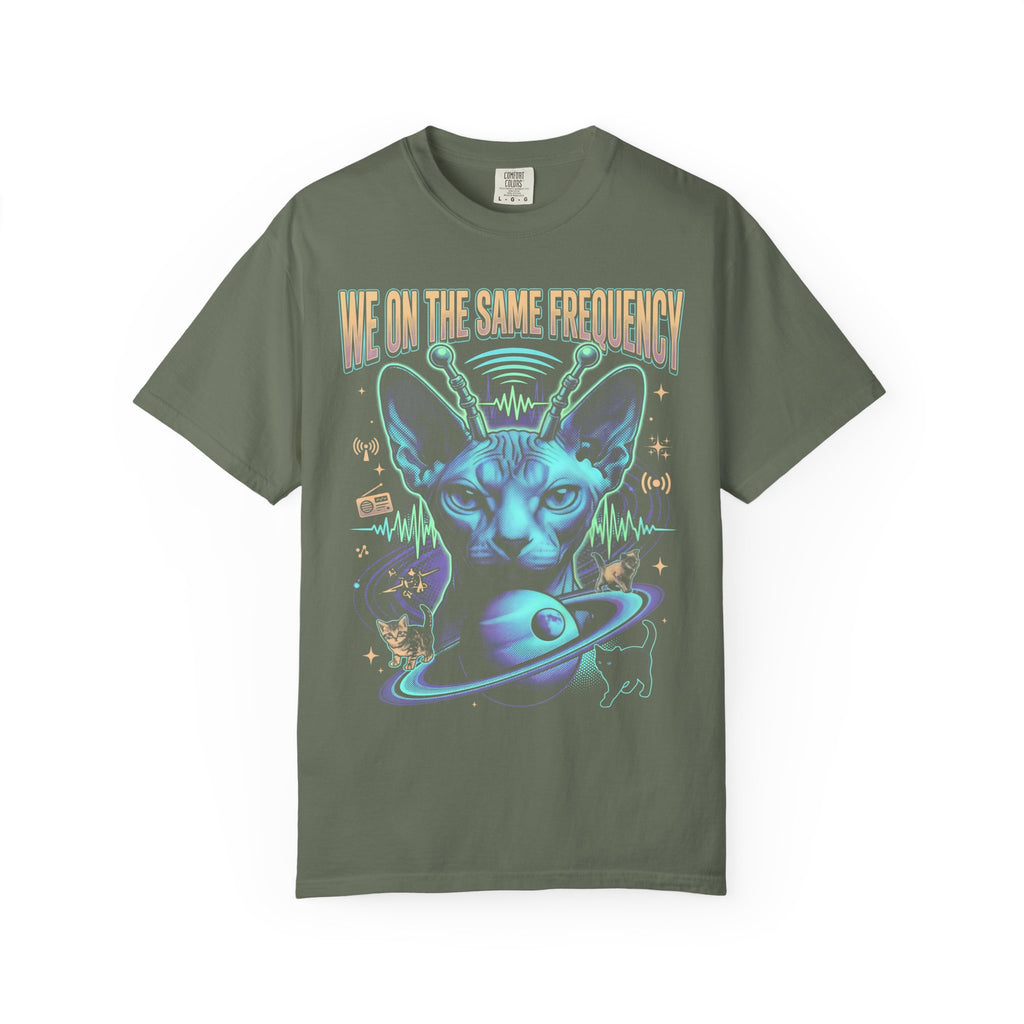 Smudge The Cat Classic Tee | Confused Meme | Occult Art