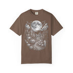 Halloween Haunted House Classic Tee | Spooky Black Cat Moon