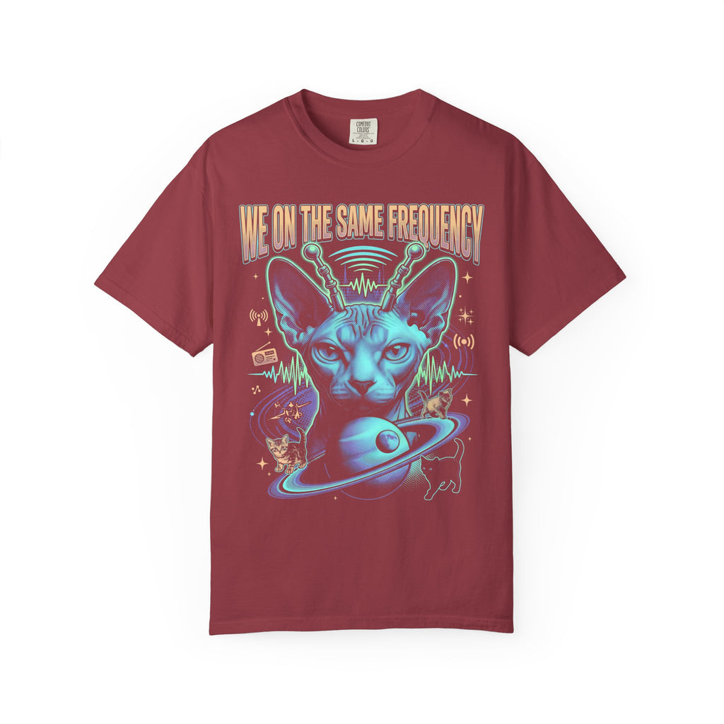 Smudge The Cat Classic Tee | Confused Meme | Occult Art