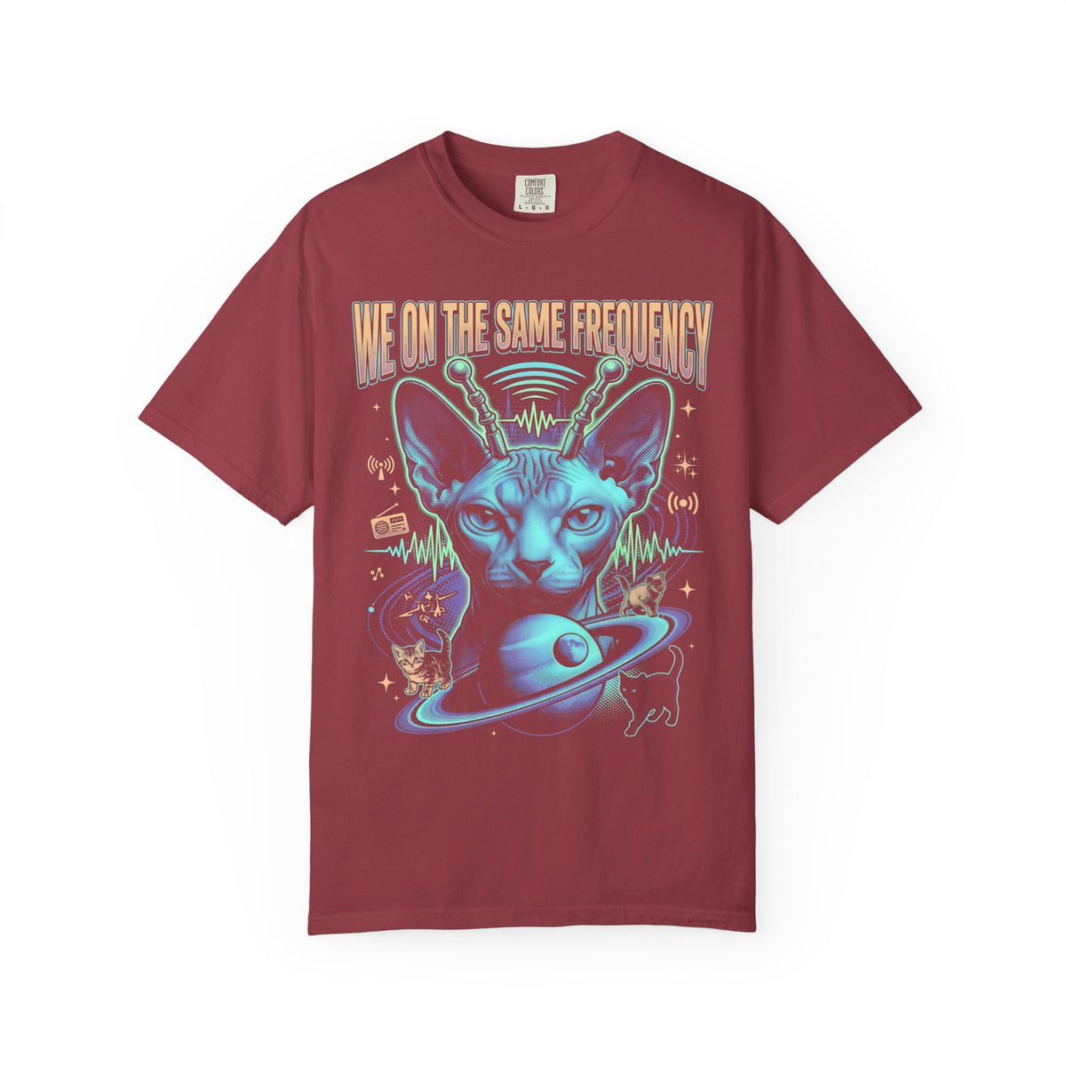 Smudge The Cat Classic Tee | Confused Meme | Occult Art