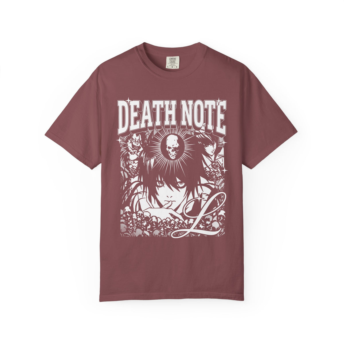 Gothic Skull Manga Detective Classic Tee | Dark Anime Gift