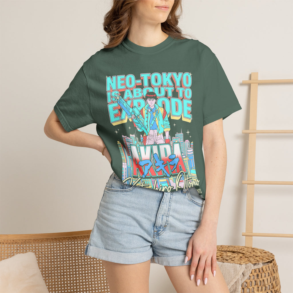 Neo Tokyo Is About To Explode Classic Tee | Cyberpunk Anime
