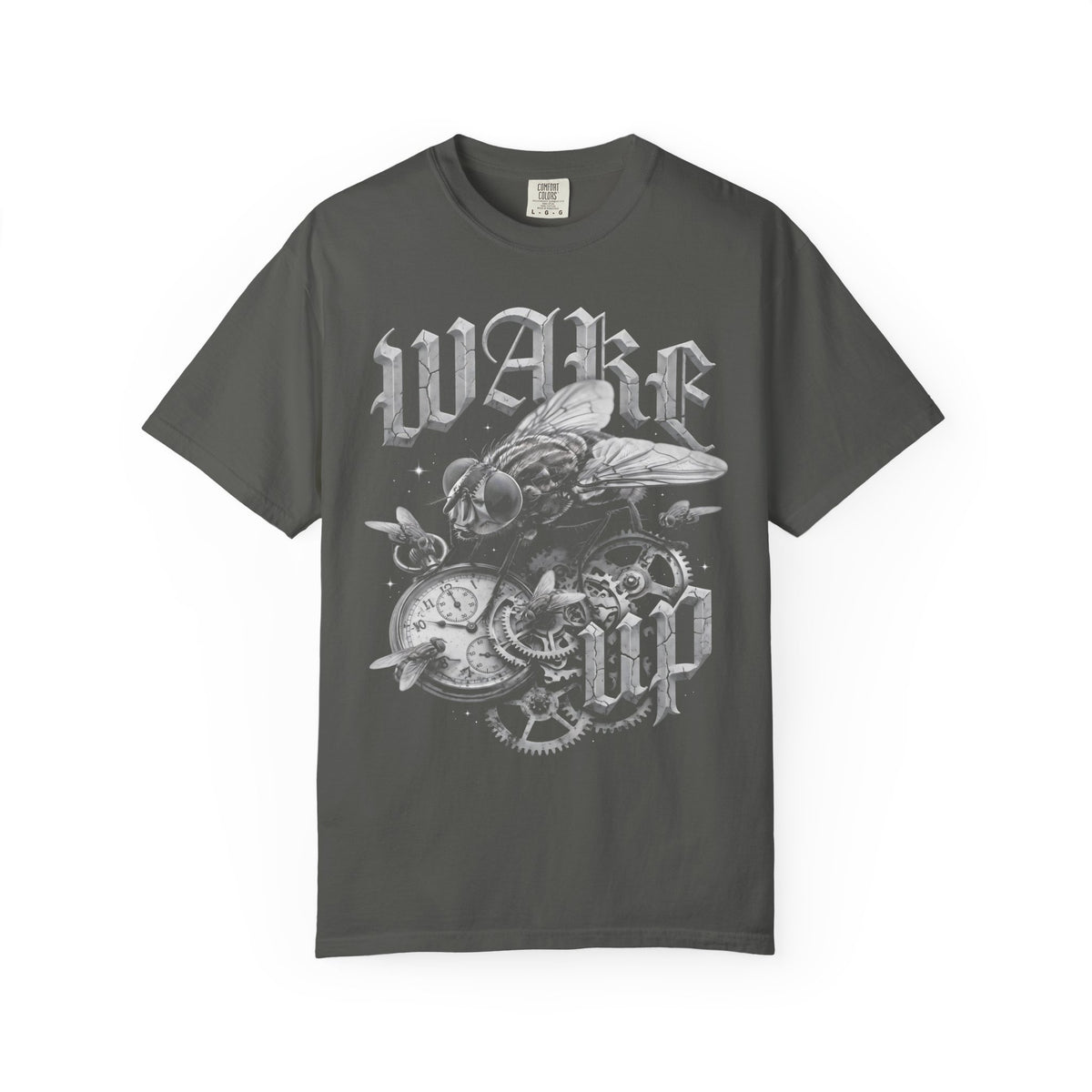 Wake Up Fly Classic Tee | Steampunk Insect | Clockwork Watch