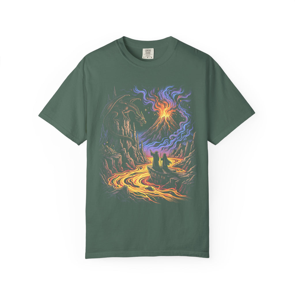 Dragon Wizards Classic Tee | Fantasy Adventure | Lava Ruins