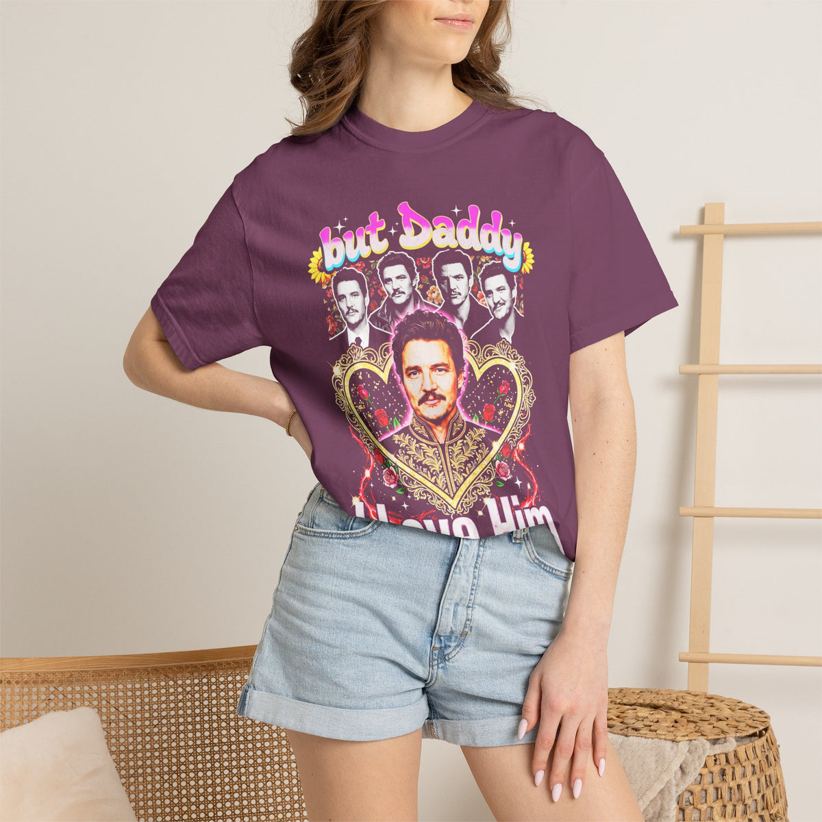 But Daddy I Love Him Pedro Pascal Classic Tee | 90s Vintage