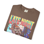 Late Night Visitor Raccoon Classic Tee | Retro Neon | Vintage