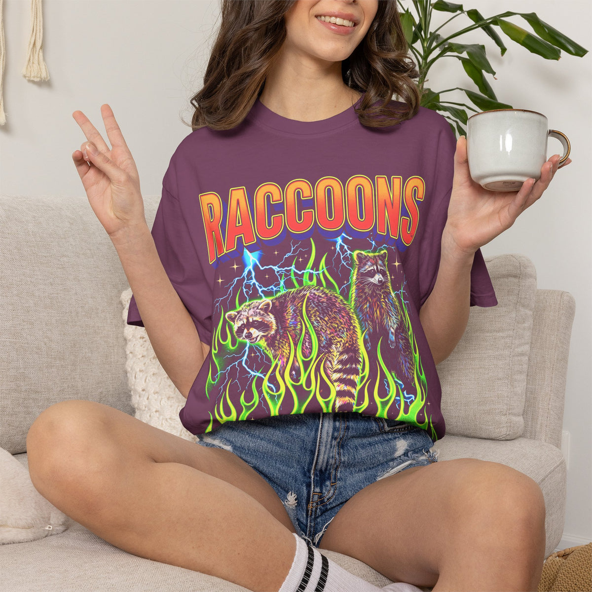 Retro Trash Panda Raccoons Classic Tee | 90s Vintage Gift