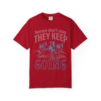 Horses Don't Stop Classic Tee | Galloping Western | Running