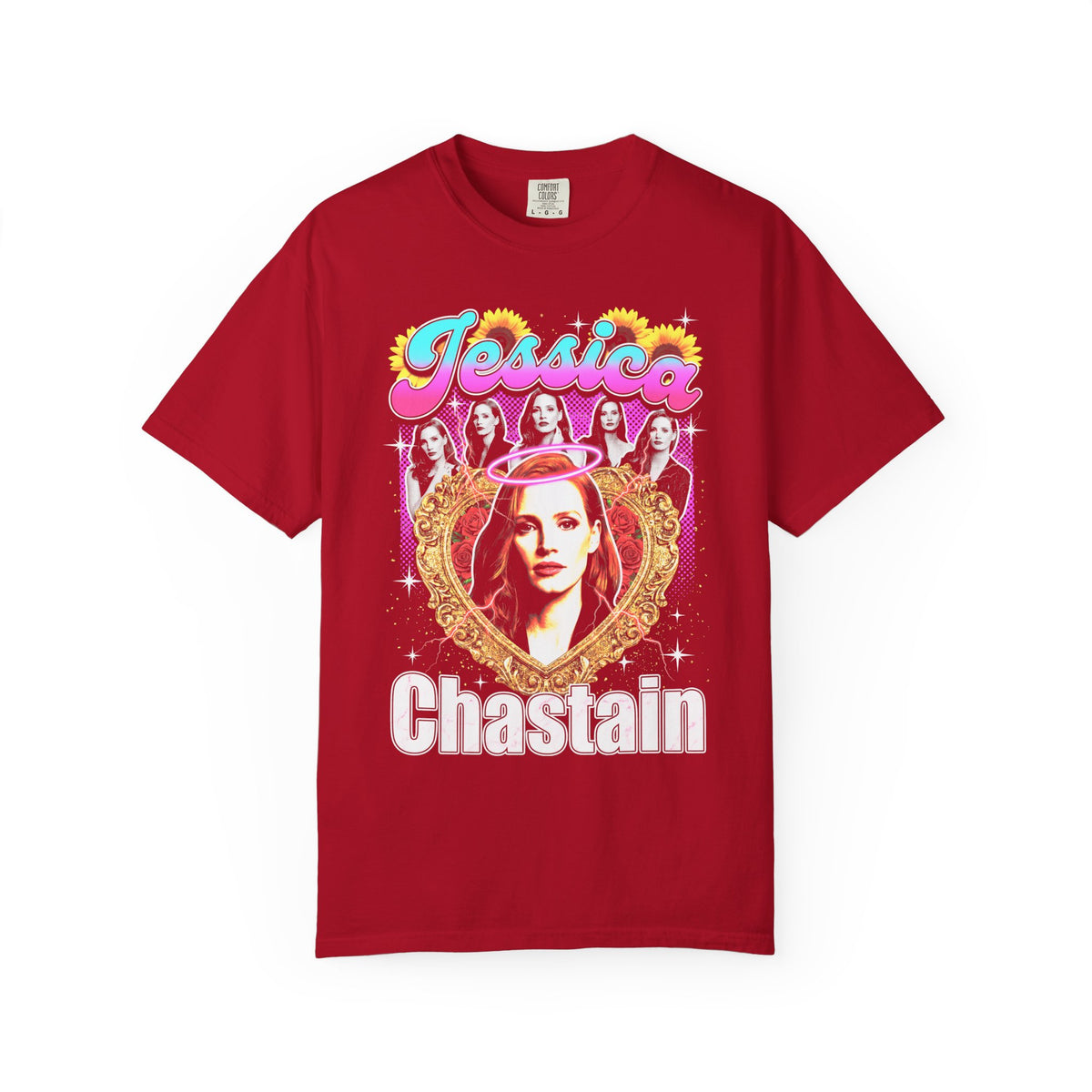 Jessica Chastain Classic Tee | 90s Graphic | Bootleg Style