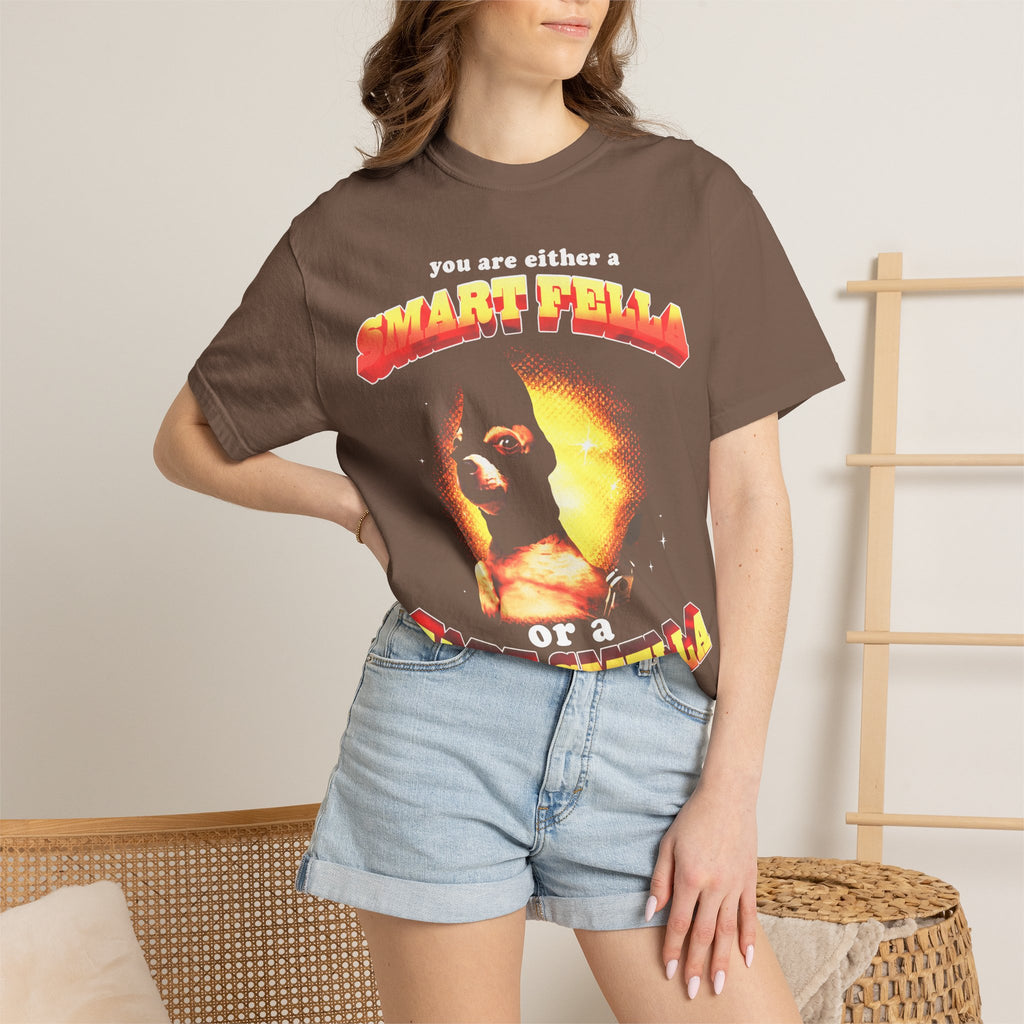 Smart Fella Or Fart Smella Classic Tee | Funny Meme Gift