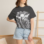 Raccoon City Skull Classic Tee | 90s Retro | Gaming Gift