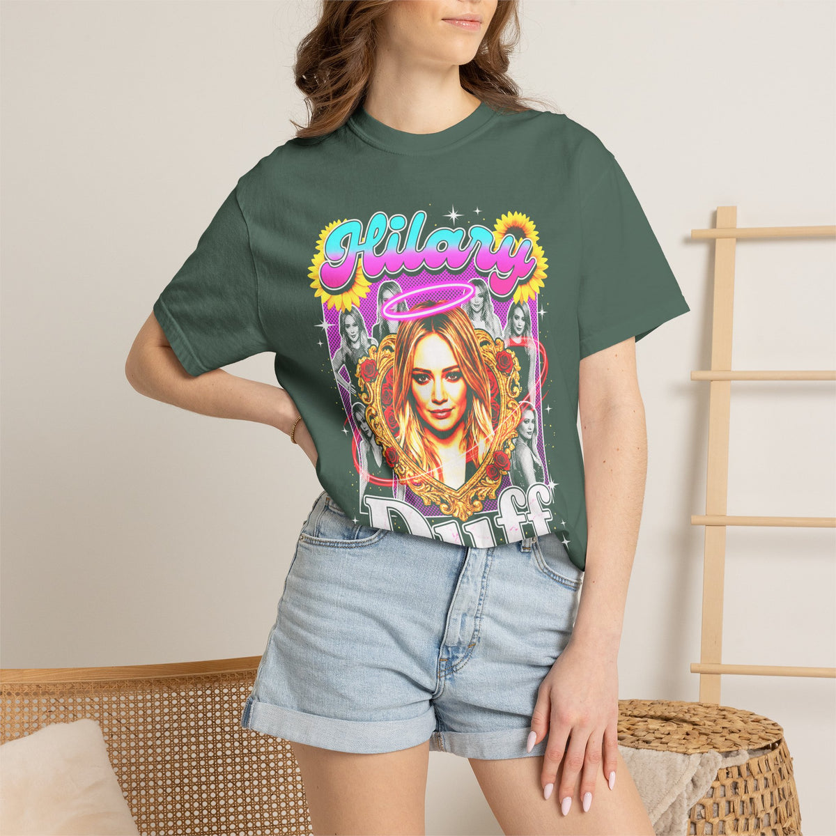 Hilary Duff Classic Tee | 90s Vintage | Pop Singer Gift