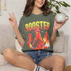 Vintage Rooster Classic Tee | 90s Graphic | Chicken Gift