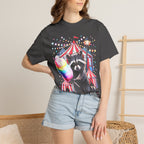 Circus Raccoon Classic Tee | Retro Carnival | Animal Gift