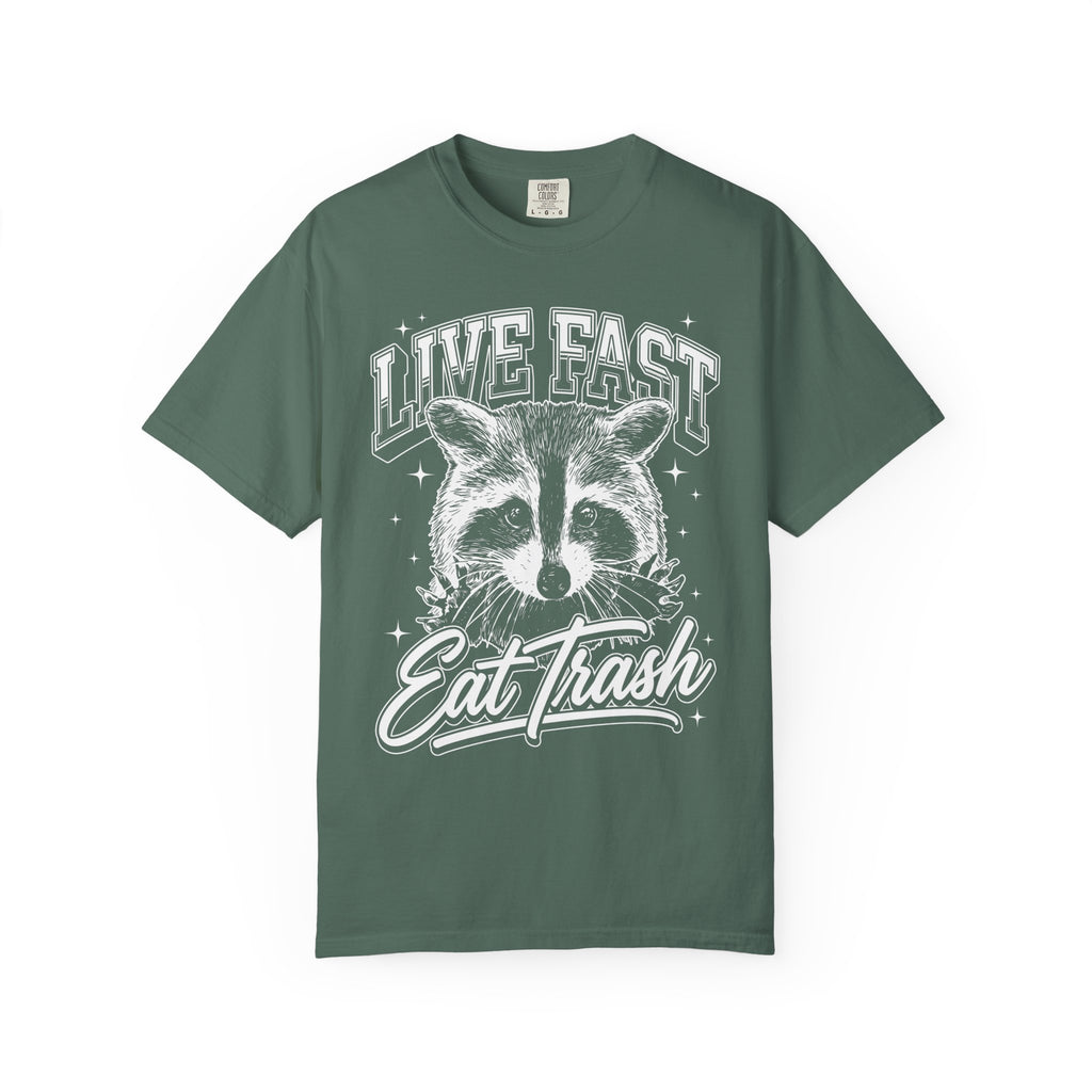 Live Fast Eat Trash Raccoon Classic Tee | Vintage | Funny Gift