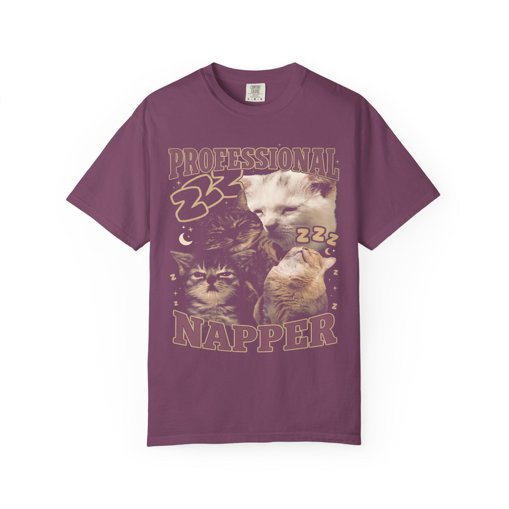 Professional Napper Classic Tee | Sleeping Cat | Feline Art