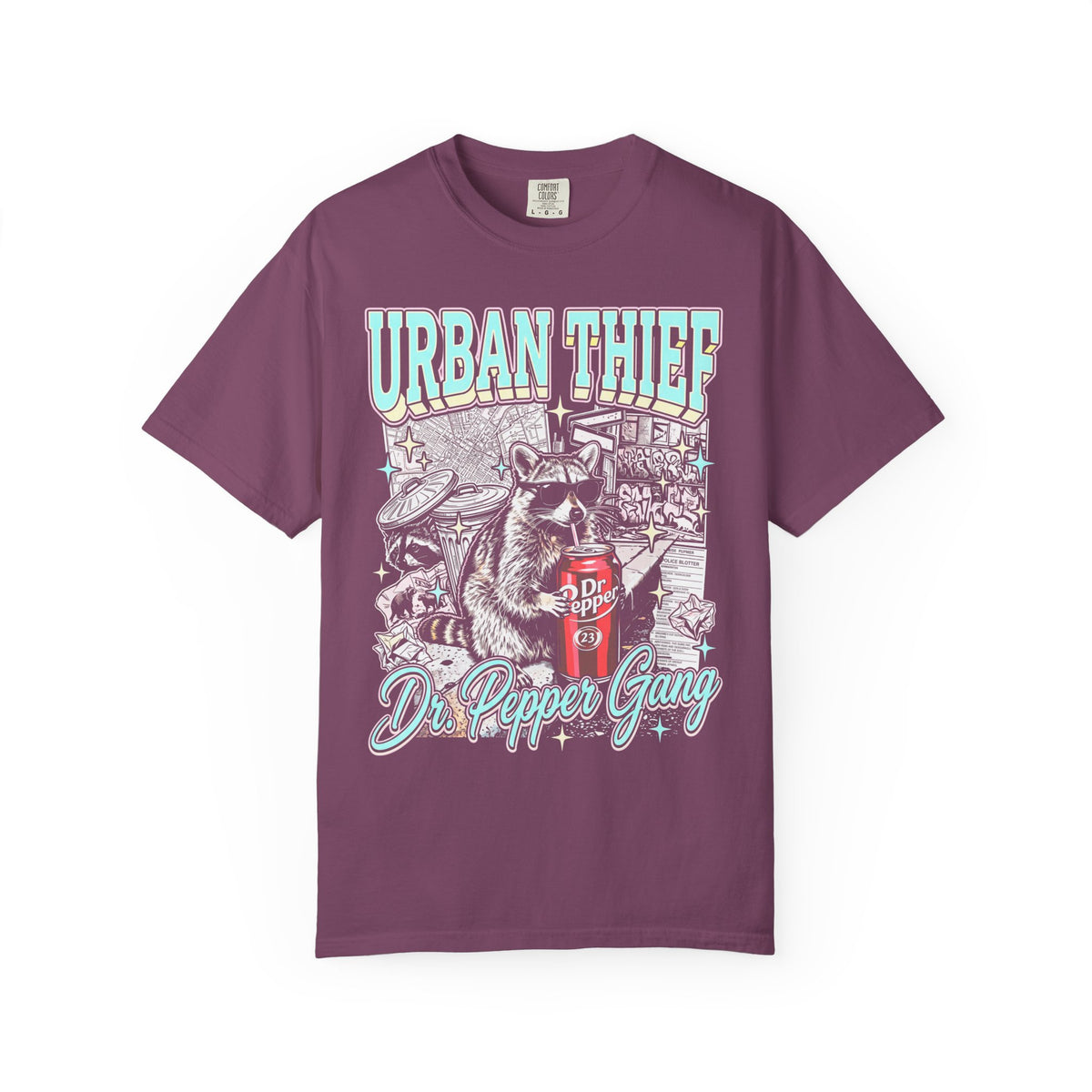 Urban Thief Dr P3pper Raccoon Classic Tee | Vintage Y2k Gift