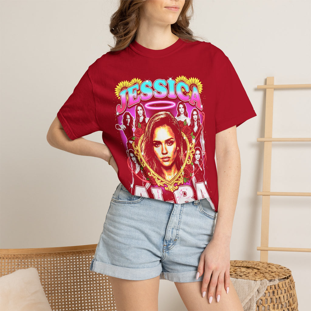 Jessica Alba Classic Tee | 90s Graphic Style | Retro Bootleg