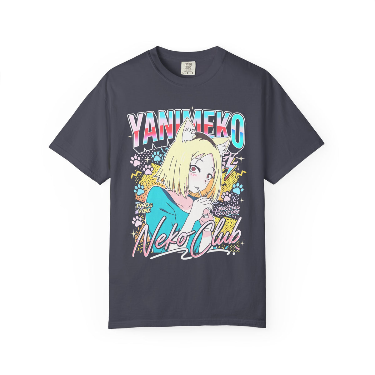 Neko Club Anime Girl Classic Tee | 1990s Vibe | Retro Gift
